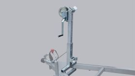 Kravas piekabes vinčas komplekts