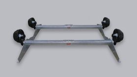 2x Torsionu vērpes ass 3500kg