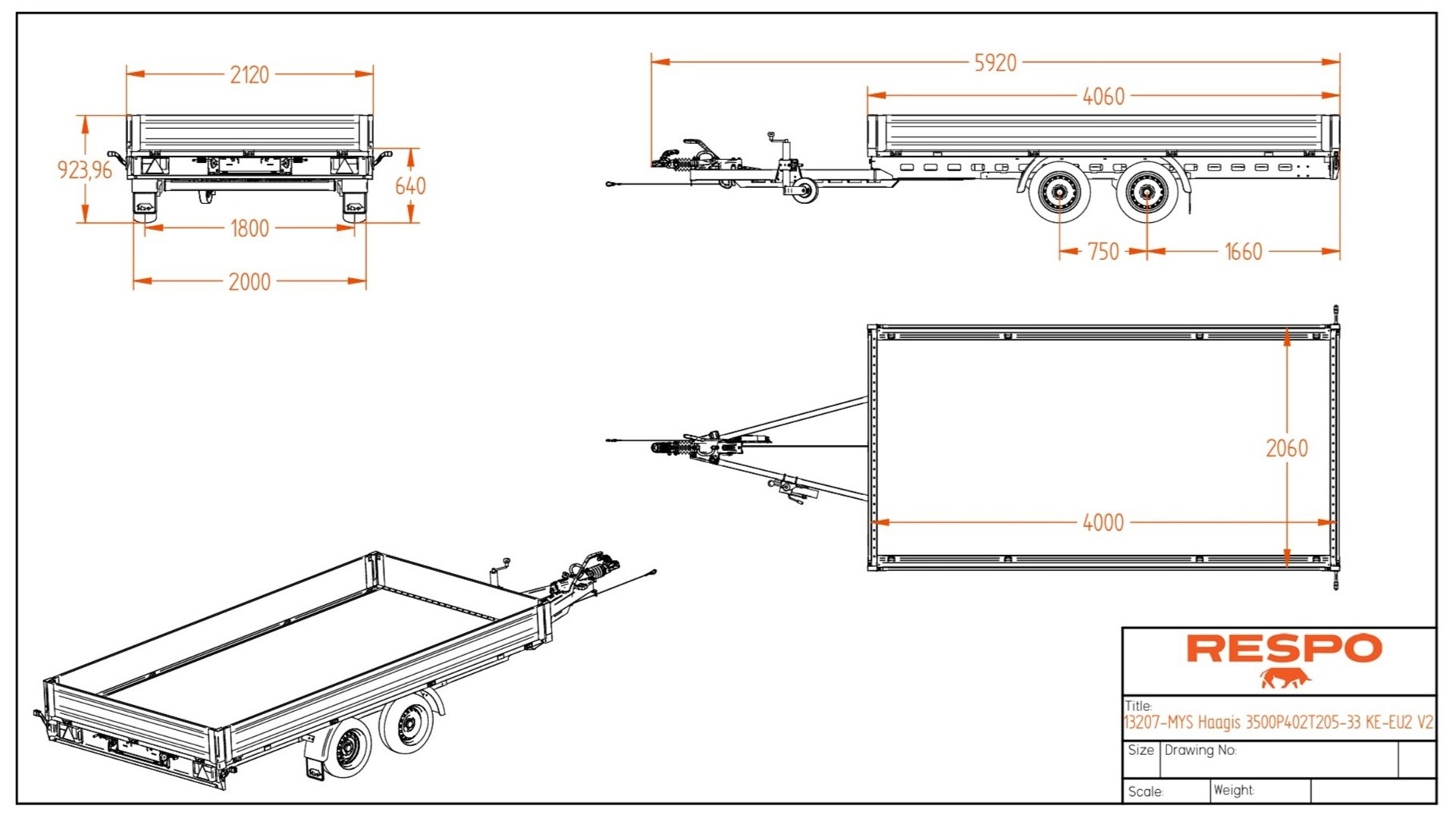 3500P402T205 Platforma