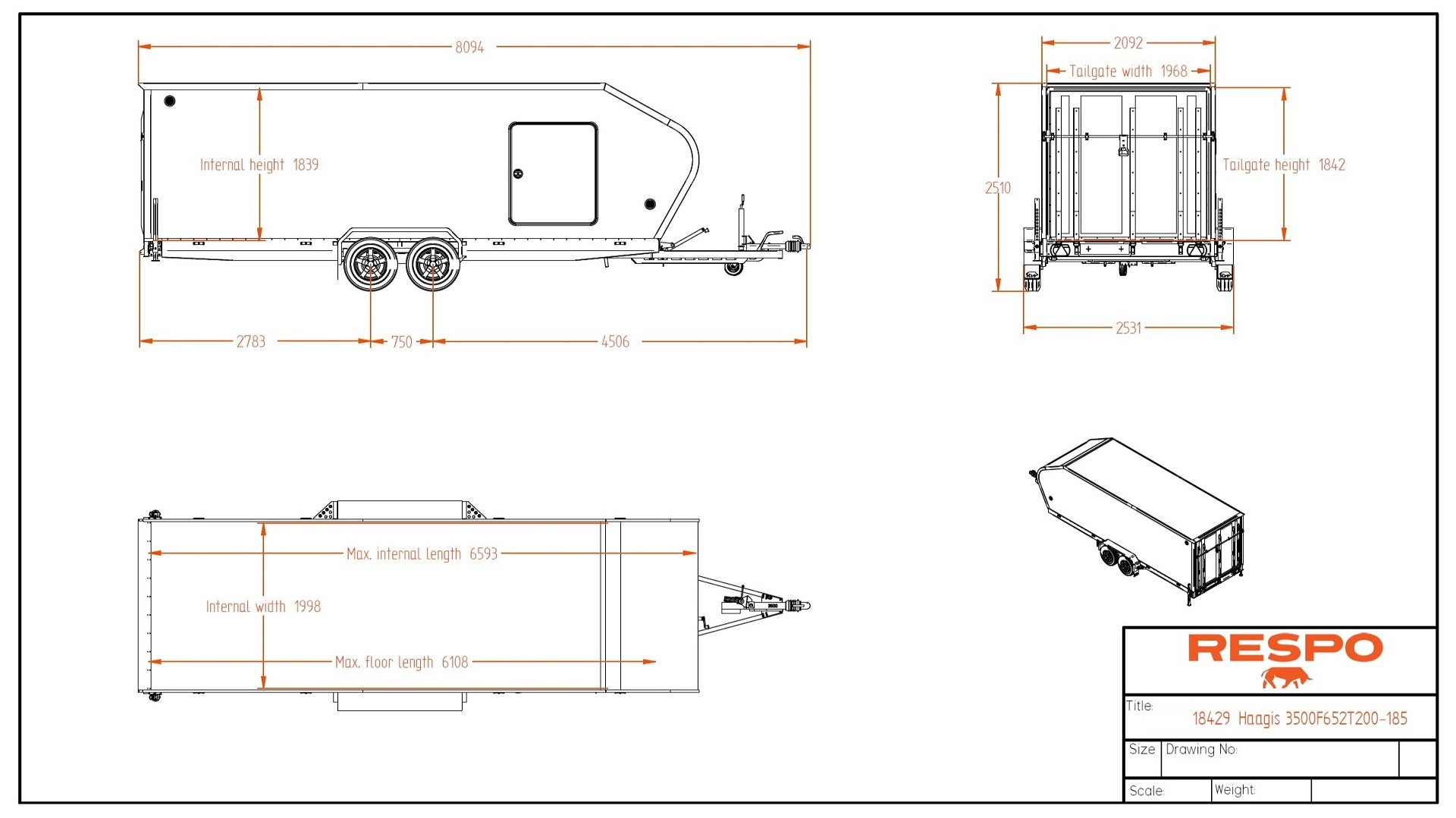 Furgona 3500F652T200